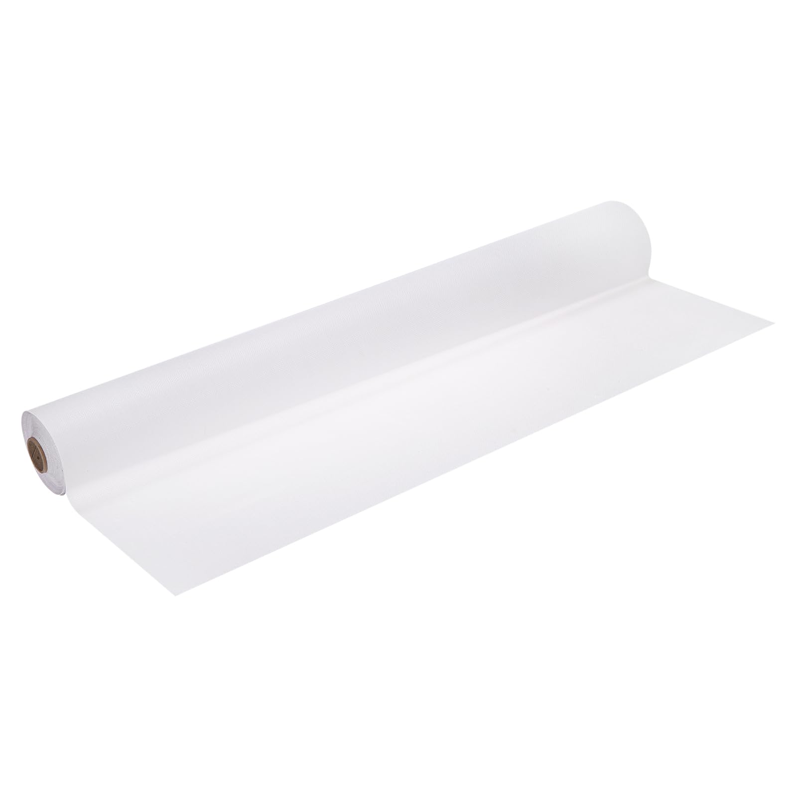 QUARKZMAN Papel Pintado Texturizado De Lino 60cm x 5m/24 x 197 Blanco Puro