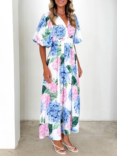 Image of Sissyaki Women's Floral Maxi Dress 2026 Summer Spring Wedding Guest Dress