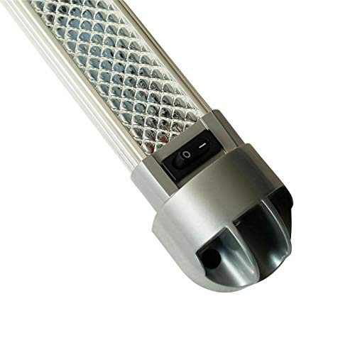 MARVIX LED Rotatable Strip Light 12V 24V 6 Watt Bright 327mm long Caravan Motorhome Boat Swivelling Lamp, Bright White - Image 4