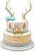 DecoSet® ANTLERS CREATIONS Cake Topper for Birthdays and Parties, DecoPac Cake Decorating 2-Pc Decorations Set