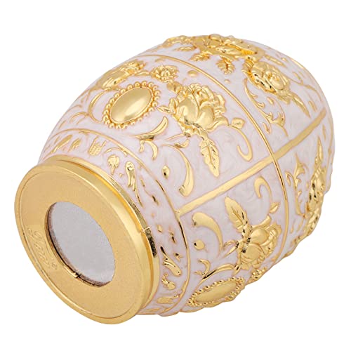 Metal Zinc Alloy Toothpick Holder, Flower Pattern Hand Press Dispenser, Toothpick Container, Toothpick Holder for Desk (Golden Hundred Golden Flowers)