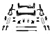 Fabtech K1150M Basic Lift System w/Shocks 6 In. Lift w/Rear Stealth Shocks Basic Lift System w/Shocks