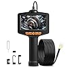 DKIEI Handheld Endoscope Inspection Camera IP67 Waterproof Borescope 4.3’IPS Screen 1080P HD Inspection Camera, 5M Flexible Cable for Electronic Inspections and Repairs, Gadgets for Men