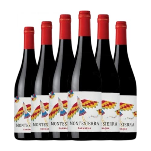 Pirineos Montesierra Garnacha Joven 75 cl Vino tinto (Caja de 6 Botellas de 75 cl)