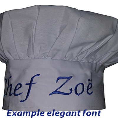 Personalized Chef Hat Custom Name - Size - Color - Font - Thread - Beautiful Makes A Great Gift Kids Child Adult White #TOP5