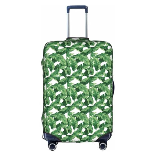 Housse de protection verte et blanche en polyester lavable motif palmier pour la maison