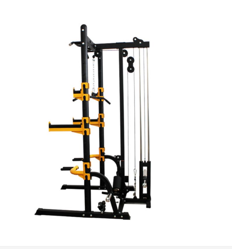 Squat Rack Mezzo Rack Con Barra - Attrezzatura Palestra Casa, Max Carico 200kg - Foto 7