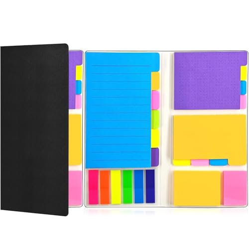 Notas Adhesivas Índices, 406 Piezas Marcadores Adhesivos, Notas Autoadhesivas Índices Coloridas de 6 Estilos, Notas Adhesivas Colores Index Tabs para Leer Notas Libros Clasificar Archivos