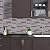AdoDecor 10-Sheet Peel and Stick Tile Backsplash,12"x12" Premium Wall Sticker Stick on Kitchen Backsplash Peel and Stick Tile. (Brick)