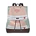 Produktbild JINCAII 2019 Maskottchen-glückliches Tier-nettes Schwein-Leder-Rucksack für Mädchen Bunter Leder-Rucksack Kordelzug Wasserdichter Hochschulrucksack Leder Frauen-Rucksack Leder