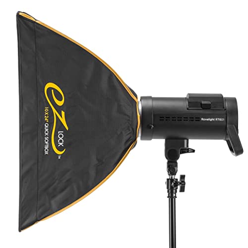 Glow Ez Lock 10X24 Quick Strip Softbox With Bowens Mount #TOP4