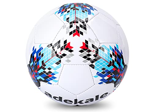 Adekale Soccer Balls Official Size 4/5, Indoor/Outdoor Training Ball With Pump Kit And Holder For Boy Girls And Teens Players,Street Ball Game For Men #TOP4