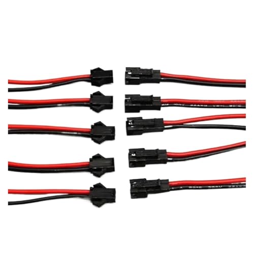 Connecteur SM 2 broches pour ruban LED et modélisme câbles DC de rechange inclus