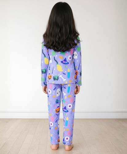 Image of Anthrilo Pure Cotton Printed Pyjama Set for Girls | Sleepwear | Night Suit, Night Wear | Long Sleeves T-Shirt & Pyjama | Regular Wear | 0-14 Years
