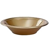 Hanna K. Signature Collection Bowls-15oz | Gold | Pack of 50 Plastic Bowl, 15 oz (82920)