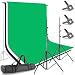 Produktbild Neewer 2,6 x 3 m Hintergrundstativ-Unterstützungssystem mit 3 x 3,6 m Hintergrund (weiß schwarz grün) und Tragetasche für Fotostudio-Porträt-, Produktfotografie- und Videoaufnahmen