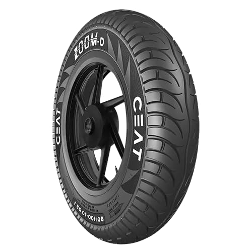 Image of CEAT 90 /90-12 ZOOM D 54J TL | Front /Rear Tyre | Car Tyre for Front and Rear