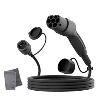 dé Adattatore Tipo 2 a Schuko [3m 16A] alla Presa di Ricarica per Auto elettrica Schuko, per caricare AMI, e-Bike, e-Scooter, e-Moto presso stazioni di ricarica/wallbox | Non per V2L