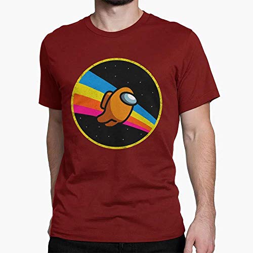 Camiseta Básica Unissex Algodão Among Us Suspeito Game Impostor Tumblr (Vermelho, P)
