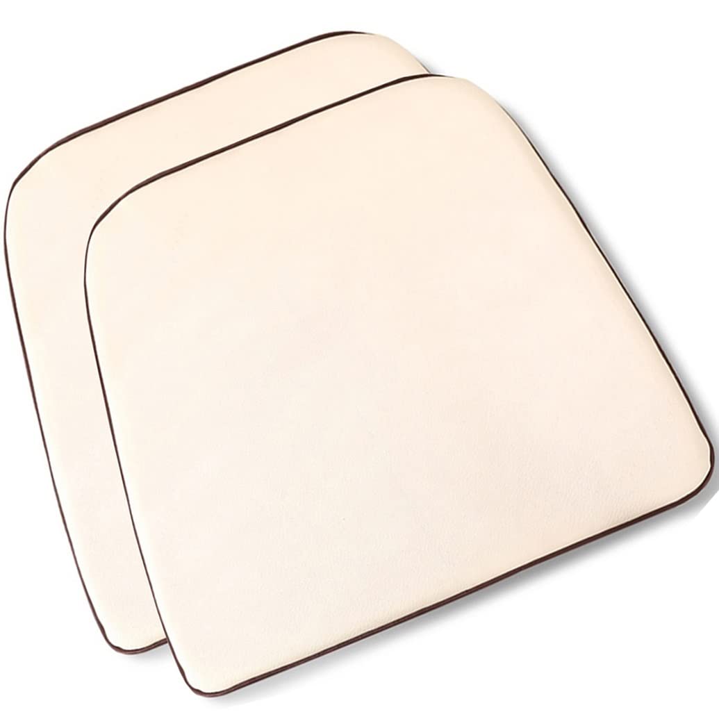 GHJL Dining Chair Cushions,Leather Chair Cushion,Comfortable Seat Cushion For Kitchen Chairs, Set Of 2/4 Durable And Waterproof Chair Pads For Dining Room Chairs