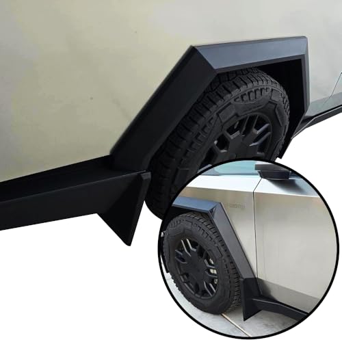 Image of Mud Flaps Splash Guards Molded Front and Rear Fender Cover Compatible with Tesla Cybertruck