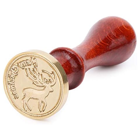 xuebixu Retro Seal Wax Stamp for DIY Christmas Pattern Scrapbooking Envelope (SD06) Cover