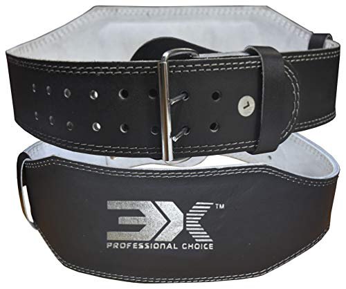 Peso Levantamiento Cinturón Para Gimnasio Auténtico Levantamiento De Pesas De Cuero Pro...
