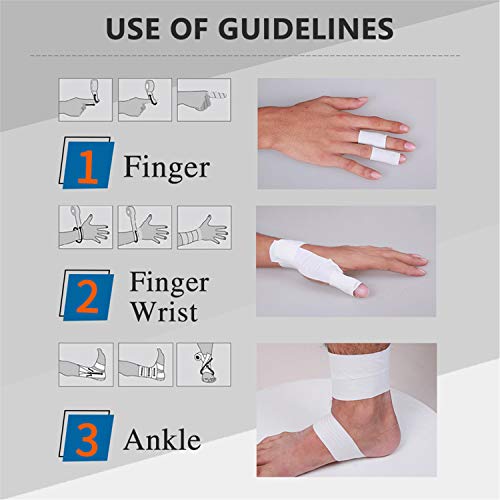 Self Adhesive Wrap Cohesive Wrap Bandages 12 Count 3" X 5 Yards, Medical Tape, Adhesive Flexible Breathable First Aid Non Woven Rolls, Stretch Athletic, Ankle Sprains & Swelling, Sports #TOP4