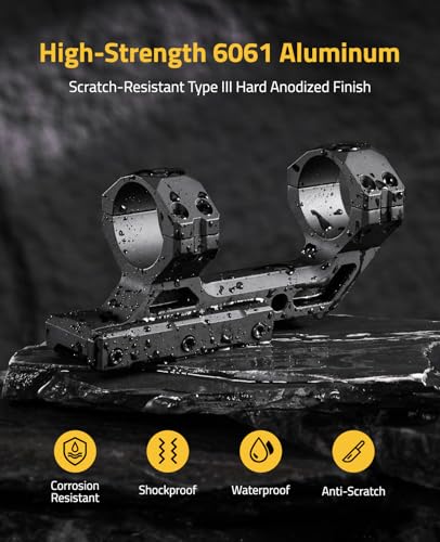 image for CVLIFE Cantilever Scope Mount - 1 inch Offset Dual Ring Scope Mount fo