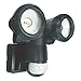Produktbild ELRO LT3505P Außenleuchte mit 2 LED-Schwenkköpfen - mit Bewegungsmelder - Reichweite bis zu 12 m und 180° Erfassungswinkel - 2 x 5W - 800LM - Schwarz - 15 x 17 x 17 cm