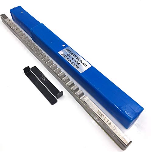 HSS Keyway Broach 8mm C Push Type Metric Size Broaches High Speed Steel Keyway Cutting Broaching Tools for CNC Router