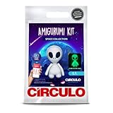 Circulo Amigurumi Kit - Space Collection - All Materials Included, Clear Easy to Follow Instructions - Easy Level - 1 Crochet Kit (E.T.)