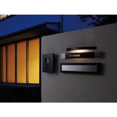 Amazon | 門柱灯 防雨型 LED 12v アークライト シルバー | ブラケット 