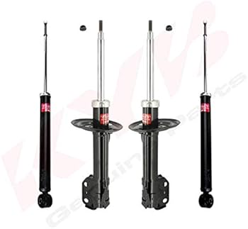 Amazon.com: KYB 334472 334473 343442 Pair of Front and Rear Shocks