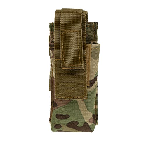YUN Deals 600D Nylon Tourniquet Pouch Holder with Tactical Shears Pouch MOLLE Belt Loop Bag - CP Camo