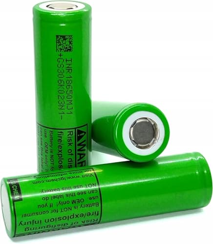 Pack 3 Unidades Batería Recargable 18650 MJ1, Celda, 3000mAh, bateria, Alta Capacidad * Envio urgente Desde Barcelona *