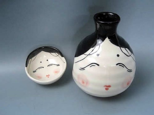 パリスマ・ひげ徳利　陶器の顔彫刻ボトル パリスマ様専用・ひげ徳利 陶器の顔彫刻ボトル