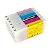 DX 100 Ink Cartridge 200 ML Remanufactured lnk Cartridge Replacement for Fujifilm Frontier-S DX100 Printer 6PK(Black,Cyan,Magenta,Yellow,Pink, Skybule)