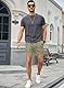 Meilicloth Kurze Hosen Herren Shorts Sport Kurze Sporthose Herrenshorts Sommer Kurz Herren Cargo Shorts Freizeithose Jogginghose Laufhose Kurz Casual Sweat Shorts Sportshorts A Grün 36