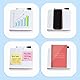 1 pcs MINI Desk Whiteboard Small Dry Erase White Board 16.5x17cm Freestanding with Pen Holder Dry Erase Board Double-Sided Whiteboard Wtih Dry Erase Markers (1S)
