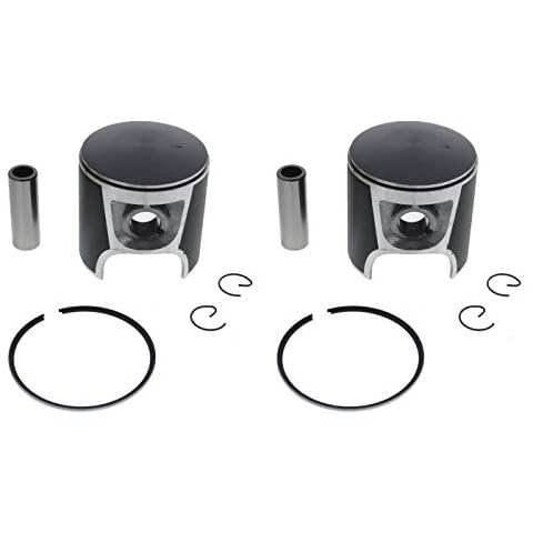 1998 1999 Ski-Doo Formula 583 Deluxe Piston Kit x2 Teflon Coated by Race-Driven Cover