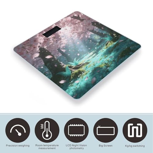 Báscula Digital de Baño con Alta Precisión y Pantalla LCD miniatura 3