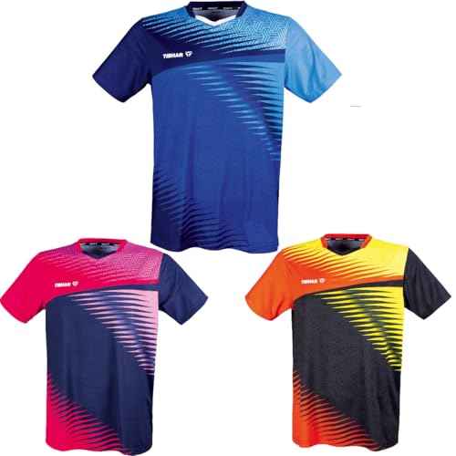Tibhar Shirt Azur/Tischtennis Trikot (Orange, L)