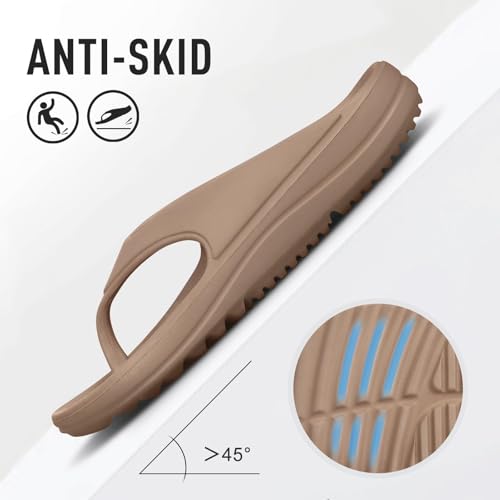 Image of shevalues Orthopedic Sandals for Women, Arch Support Recovery Flip Flops