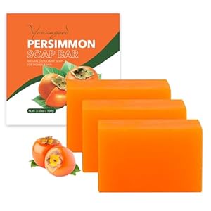 3 PCS Persimmon Soap Bar for Body O...