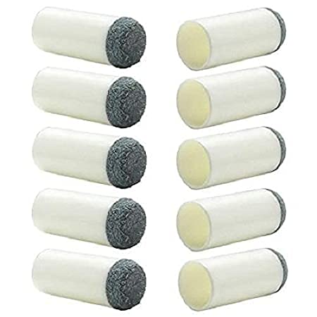 JBB Pool and Snooker Slip on Cap Tip in 12 mm Size (Pack of 10 Pcs) (B07D1528W8) Amazon Price History, Amazon Price Tracker