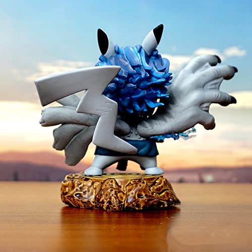 Naruto Anime Uchiha Sasuke Hashirama Action Figure Cosplay Heroes Statues Collection Birthday Gifts ，Cute Car Interior Display Home Office Decoration Ornaments Pvc Action Figure Model Toy (Sasuke) #TOP1