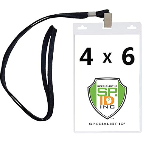 Specialist ID Badge & Credential Holders with Lanyards Cover