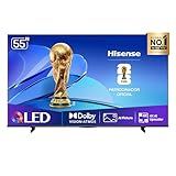 Hisense Smart TV UHD 4K QLED 55' Polegadas 55Q6QV com HDR10+, Dolby Atmos, Sports Mode, Game Mode Plus e Compatível com Alexa