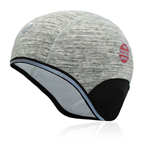 Empisports Thermal Helmet Liner Skull Cap Ears Windproof Protection Winter Warm Cycling Running Skiing Beanie Winter (Lt Gery Mel., 1) #TOP12